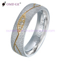 Trendy Model 3063 Round Diamond Wedding Copper Rings